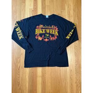 Daytona Beach 2015 Bike Week 74th Annual Gildan Long Sleeve Shirt